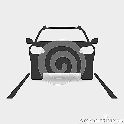 Vector sign. Car. Vector Illustration