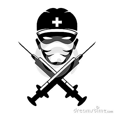 Vector sign. Medic. Vector Illustration