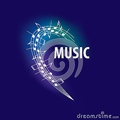 Vector sign music. Illustration of musical notes.. Vector Illustration