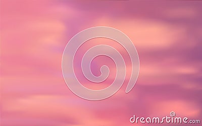 Vector of the sky during sunset.and Colorful beautiful and softness of the clouds Vector Illustration