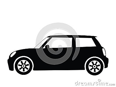 Vector small car 2 Vector Illustration