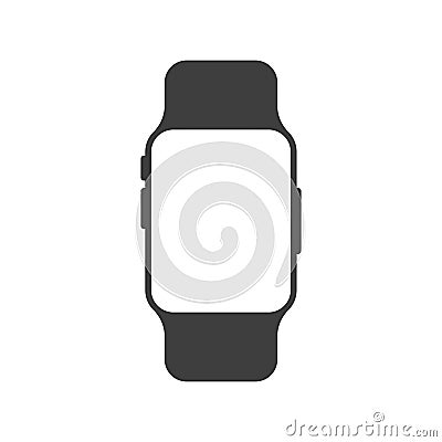 Vector smartwatch icon. Iwatch vector. Smart watch. Isolated on white Vector Illustration