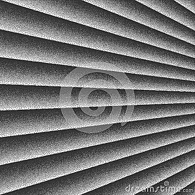 Vector Smooth Lines Dotwork Background Vector Illustration