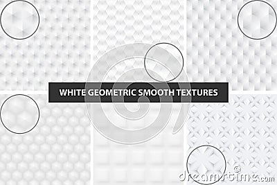 Vector smooth seamless textures. Vector Illustration