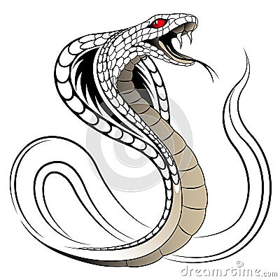 Vector Snake, Cobra Vector Illustration