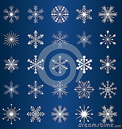 Vector snowflakes Vector Illustration