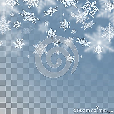 Vector snowflakes template Stock Photo
