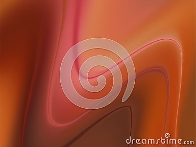 Vector soft wavy curves abstract wallpaper background Stock Photo