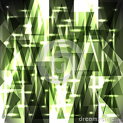 Vector sparkling pattern of light swamp strips and fragments Vector Illustration