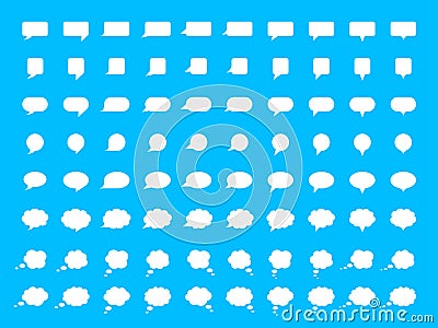 Vector Speech Bubble Set Vector Illustration