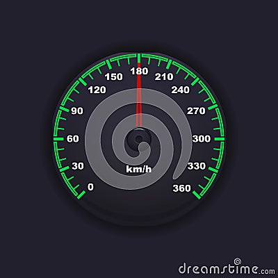 Vector Speedometer illustration design. Vector Illustration