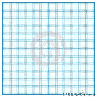 Vector square inch grid background Vector Illustration