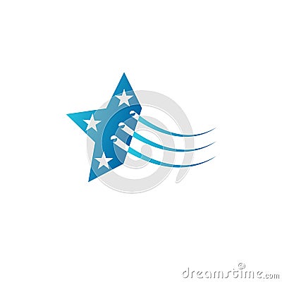 Vector star Logo Stars Lines Vector Illustration