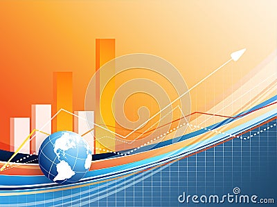 Vector statistic backdrop. Eps10 Vector Illustration