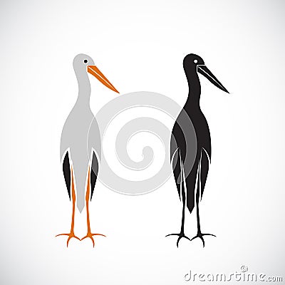 Vector of stork design. Vector Illustration