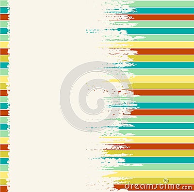 Vector striped background for text Vector Illustration