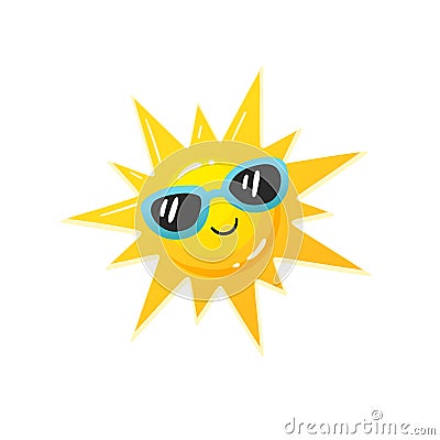 Vector sun icon Vector Illustration