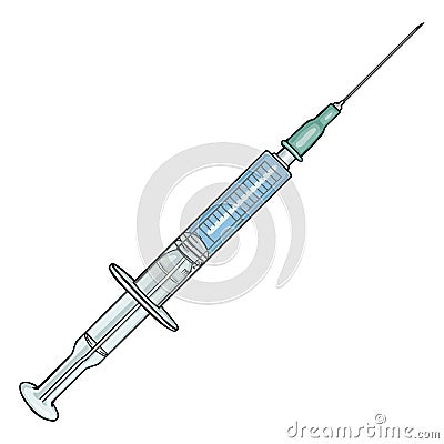 Vector syringe Vector Illustration