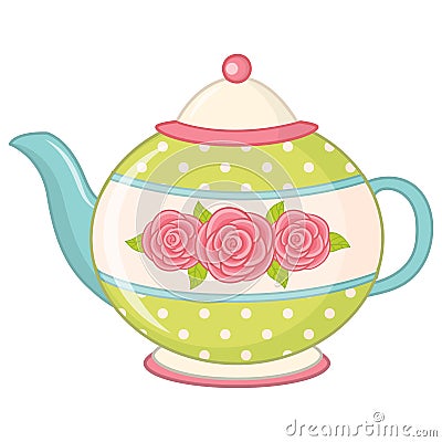 Vector Tea Pot. Teapot vector illustration Vector Illustration