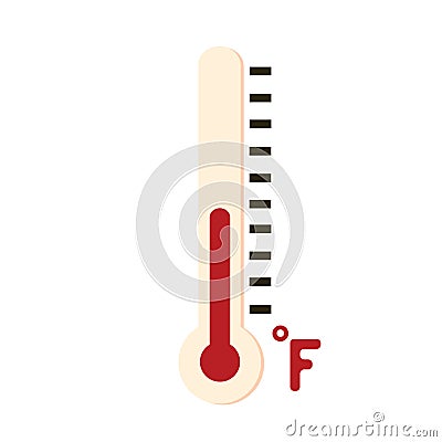 Vector temp F Vector Illustration