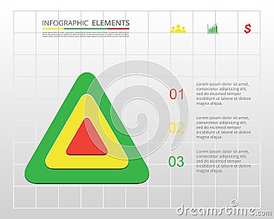 Vector template for infographics. Vector Illustration