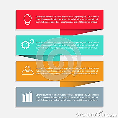 Business infographic template. Vector Illustration