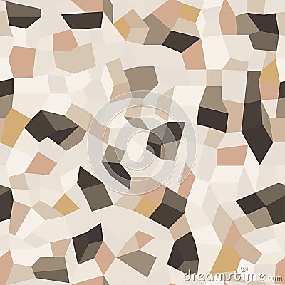 Vector terrazzo seamless pattern. Endless abstract texture of classic italian type of floor. Vector Vector Illustration