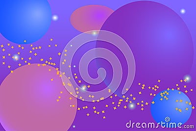 Vector texture with abstract ovals for design, decoration, scrapbooking, banners Vector Illustration