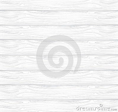 Vector texture of white wood. White wooden lining. Board with the texture of the tree. Background. Vector Illustration