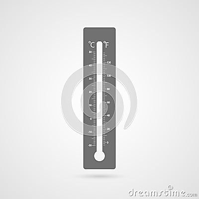 Vector thermometer icon. Vector Illustration