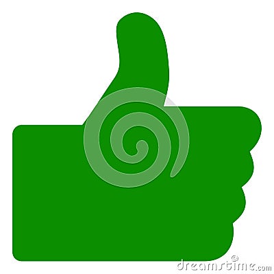 Vector Thumb Up Icon Vector Illustration