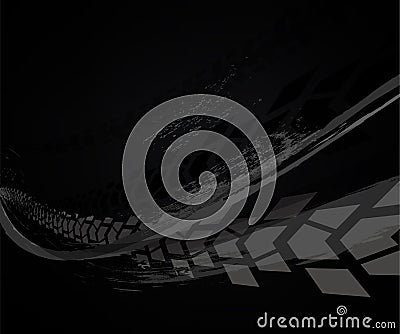 Vector tire background Vector Illustration