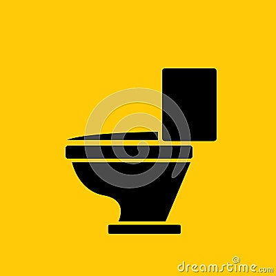 Vector Toilet symbol. toilet sign Vector Illustration
