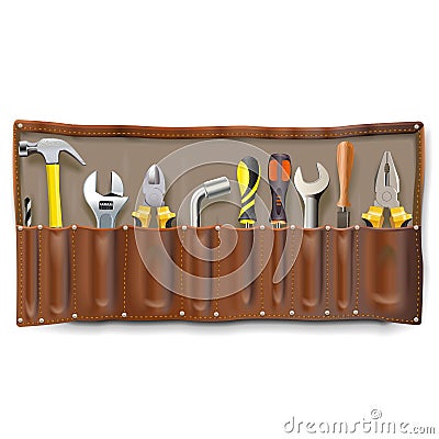 Vector Tool Bag Vector Illustration