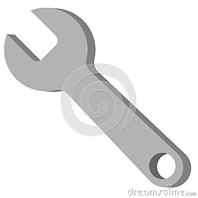 Vector of tools wrench. Logo tools. Icon wrench. Stock Photo