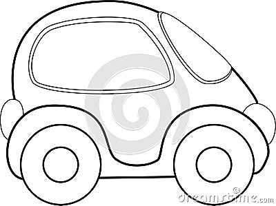 Vector toy car Vector Illustration