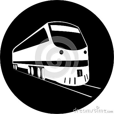 Vector train icon Vector Illustration