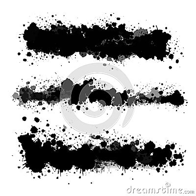 Vector Transparent Blots Set Vector Illustration