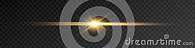 Vector transparent sunlight special lens flare light effect.PNG Vector Illustration