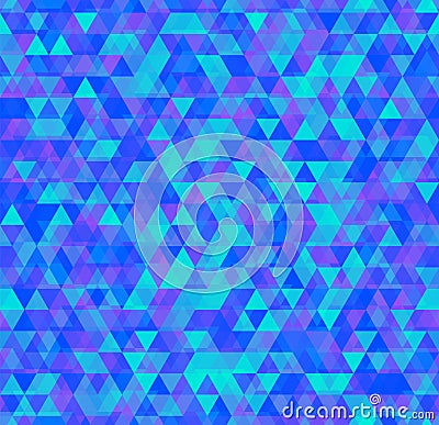 Vector trendy low poly seamless pattern. Camouflage polygonal background Vector Illustration