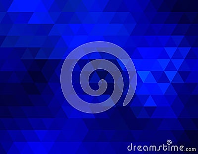 Vector triangular blue iridescent background. illustration eps10 Vector Illustration