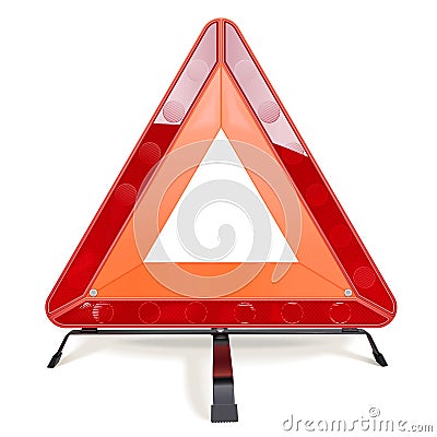 Vector Triangular Road Sign Vector Illustration