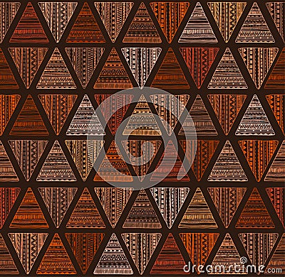 Vector tribal ethnic background. Vector Illustration