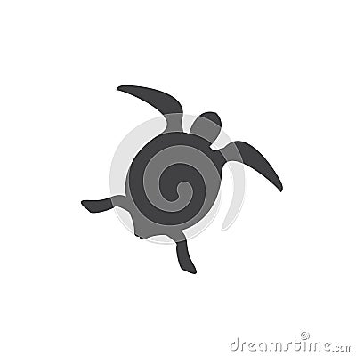 Vector turtle symbol Vector Illustration