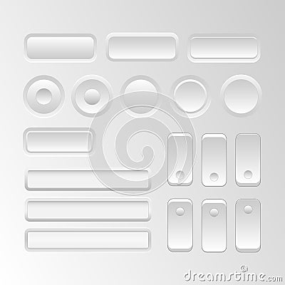 Vector user interface elements Vector Illustration