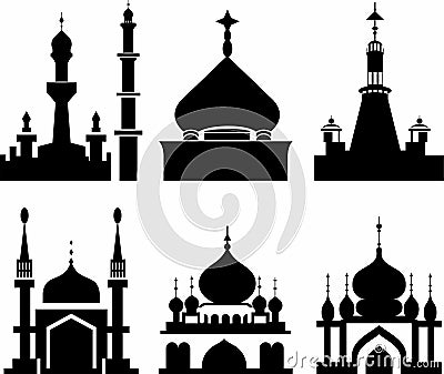 Vector vector architectural elements for creative projects Vector Illustration