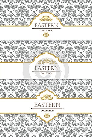 Vector vintage collection: Baroque and antique frames, labels, emblems and ornamental design elements. Vector Illustration