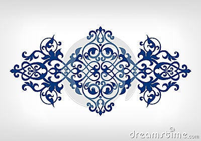 Vector vintage ornament calligraphy frame pattern Vector Illustration