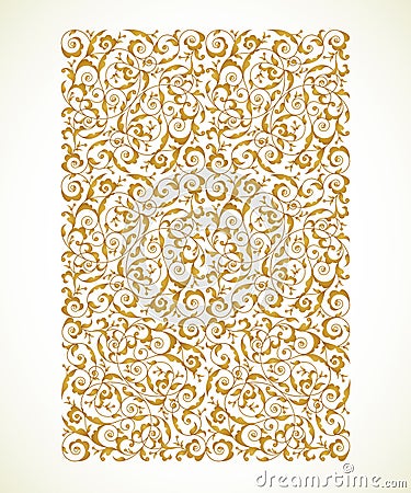 Vector vintage pattern in Eastern style. Vector Illustration