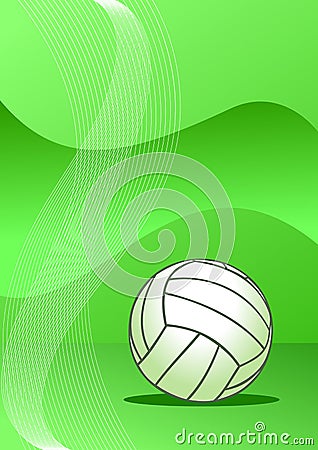 Vector volleyball background Vector Illustration
